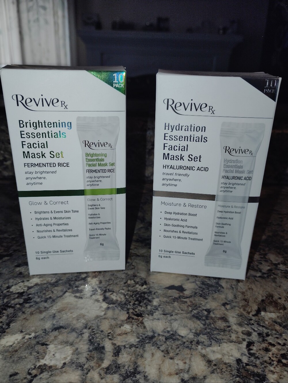 Brightening Essentials Facial Mask Set — White & Green